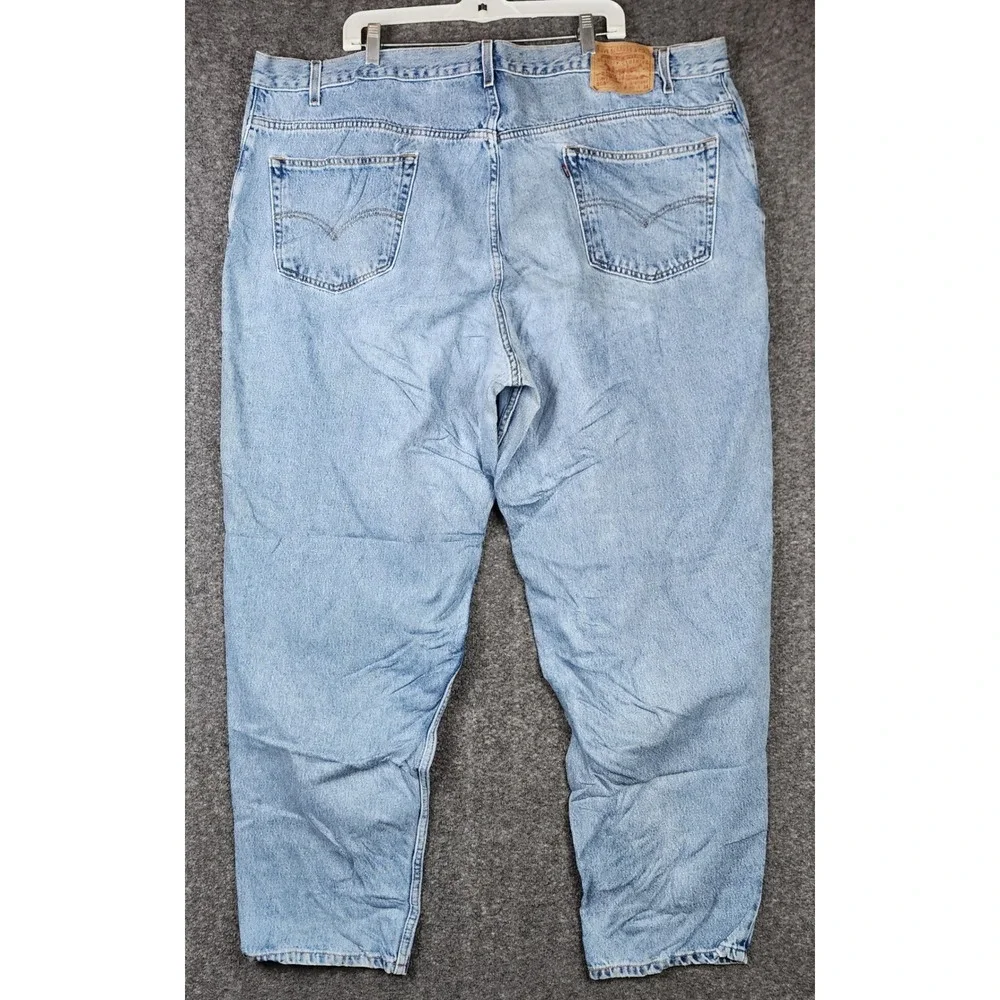 Levi's Jeans Mens 50x34 560 Loose Fit Tapered Leg Light Wash Blue Vintage EUC